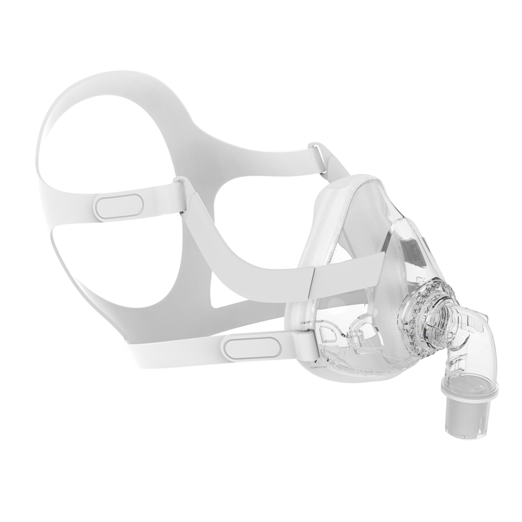 FM-1 Full Face Mask | Ultra-Quiet Venting & Breathable Headgear for CPAP