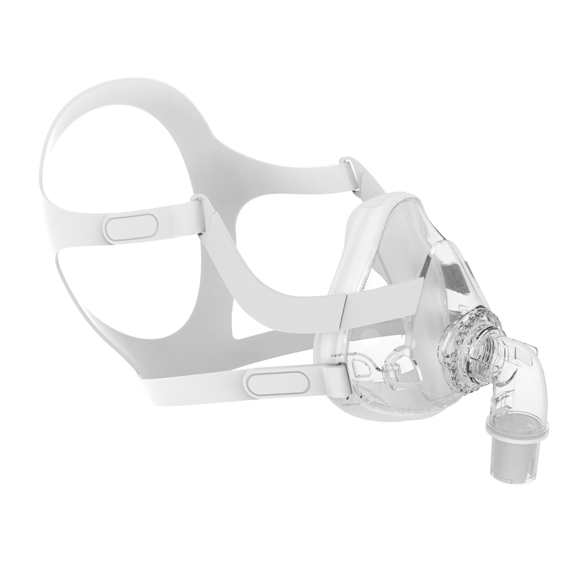 FM-1 Full Face Mask | Ultra-Quiet Venting & Breathable Headgear for CPAP