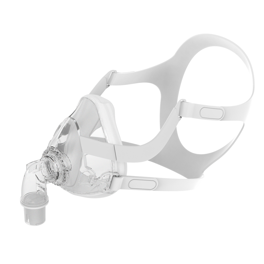 FM-1 Full Face Mask | Ultra-Quiet Venting & Breathable Headgear for CPAP