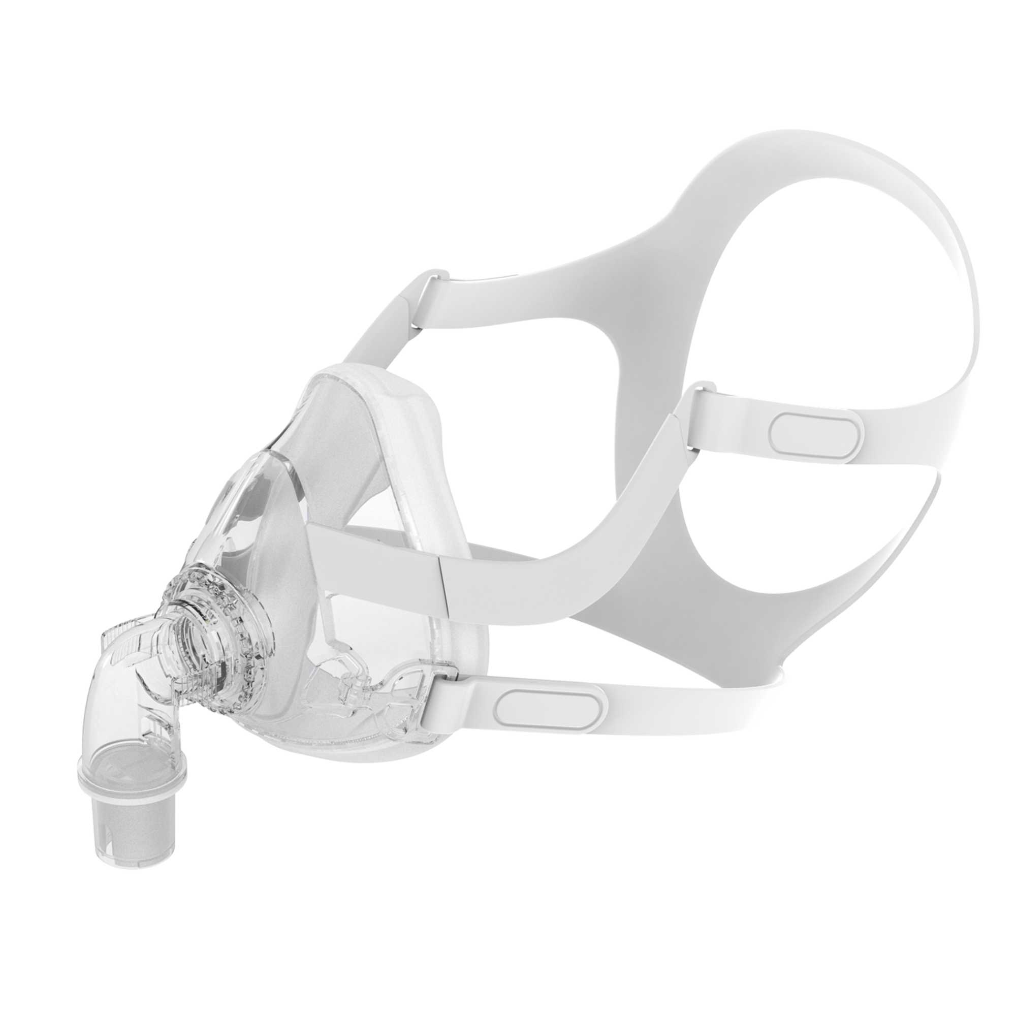 FM-1 Full Face Mask | Ultra-Quiet Venting & Breathable Headgear for CPAP