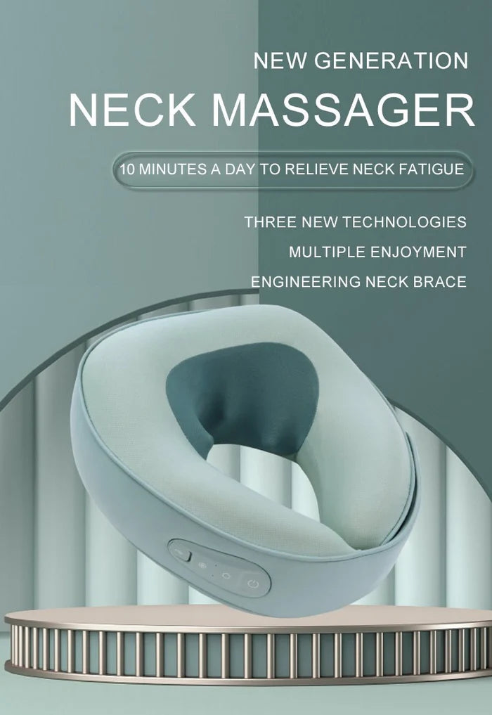Smart Neck Pillow with Heat & Massage