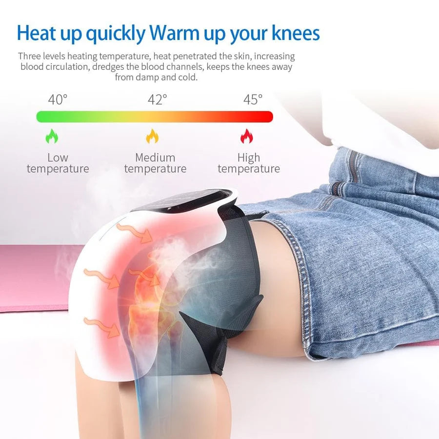 Heated Vibration Knee Massager